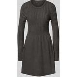 Only - FIA - Gebreide Jurk - Viscosemix - Effen/Gestructureerd - Mini