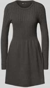 Only - FIA - Gebreide Jurk - Viscosemix - Effen/Gestructureerd - Mini