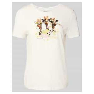 T-shirt met ronde hals