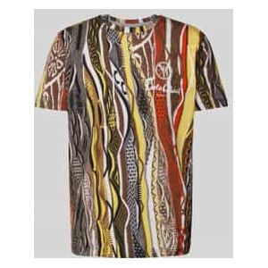 T-shirt met labelprint