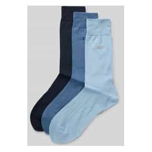 Sokken met labelprint in een set van 3 paar