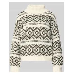 Regular fit coltrui met all-over motief, model 'CARIN'