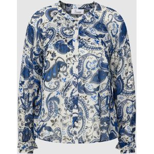 Blouse met all-over motief, model 'Paisley'