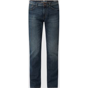 Straight fit jeans met stretch