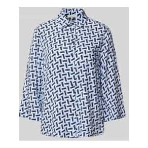 Overhemdblouse met knoopsluiting