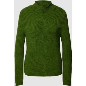 Gebreide pullover met kabelpatroon