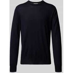 Gebreide pullover van merinowol, model 'Dale'