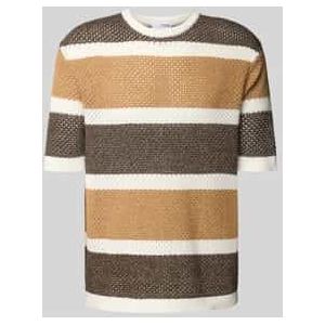 Tricottop - Gebreid T-shirt - Korte Mouwen - Ronde Hals - Biologisch Katoen