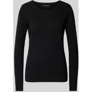 Regular fit gebreide pullover met ronde hals, model 'CARE STRUCTURE'