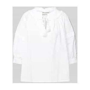 Relaxed fit blouse met 3/4-mouwen, model 'Alvi'