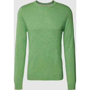 Gebreide pullover in gemêleerde look