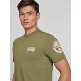 Napapijri - AMUNDSEN - T-shirt - Heren - Regular Fit - Puur Katoen