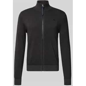 Lerros - Gebreid Vest - Herenjack - Opstaande Kraag - Puur Katoen