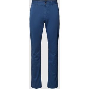 Slim fit chino met achterzakken