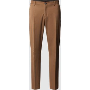 Slim fit pantalon met persplooien, model 'LIAM'