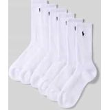 Polo Ralph Lauren - Set van 6 - Sokken - Wit - Homewear - Katoen