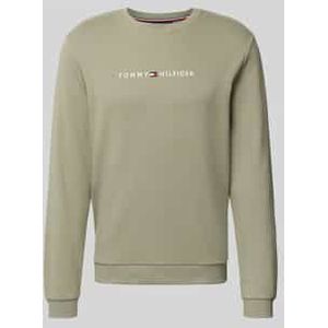 Regular fit sweatshirt van katoenmix
