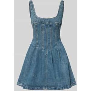 Getailleerde vrijetijdsjurk van puur katoen