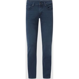 Tapered fit jeans met stretch, model 'Jayden'