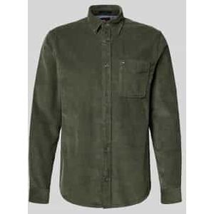 TOMMY JEANS - TJM BABY CORD SHIRT EXT - Overhemd - Pewter Green - Lange Mouwen