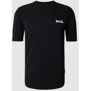 T-shirt met labelprint