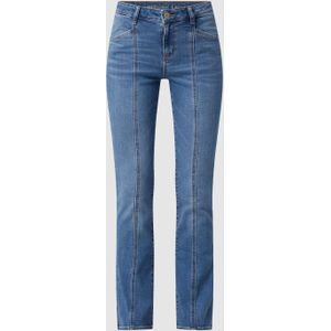Skinny fit high rise jeans met stretch