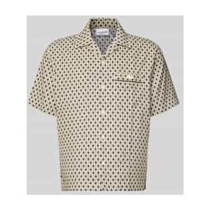 Relaxed fit vrijetijdsoverhemd van een mix van katoen en viscose