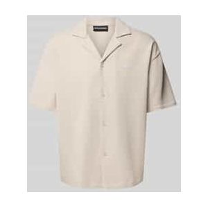 Relaxed fit vrijetijdsoverhemd met plissévouwen, model 'TROY'