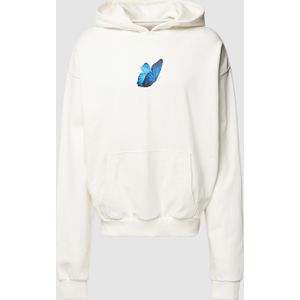 Hoodie met motiefprint, model 'LE PAPILLON'