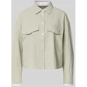 Overhemdblouse met knoopsluiting, model 'Finsi'