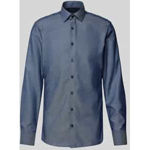Eterna - Overhemd - Denim - Slim fit - NON IRON (strijkvrij) - Lange Mouwen
