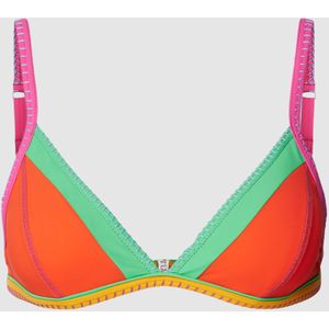 Bikinitop met colour-blocking-design, model 'TAEKO'