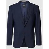 BOSS - Slim-fit Colbert - Scheerwol - Met Stretch