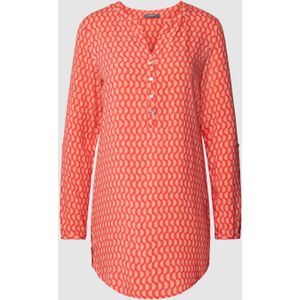 Blouse van viscose met all-over print