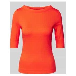 T-shirt met boothals