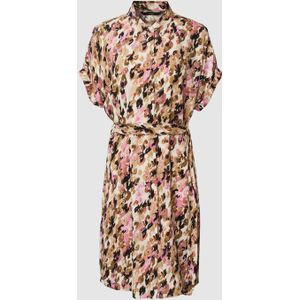 Blousejurk van viscose met bloemenprint, model 'EASY'