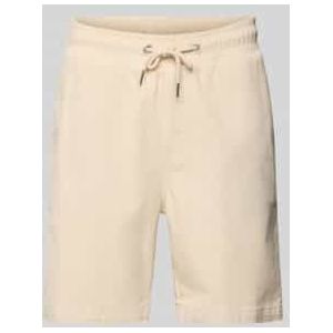 Regular fit korte broek van corduroy