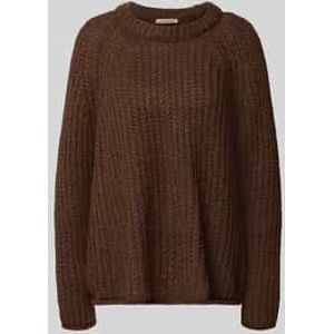 Gebreide pullover met wol en mohair, model 'Raglan'