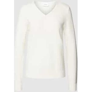 Gebreide pullover met V-hals, model 'Viril'