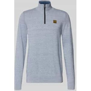 Gebreide pullover met opstaande kraag