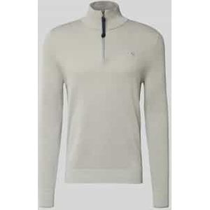 Gebreide pullover met schipperskraag