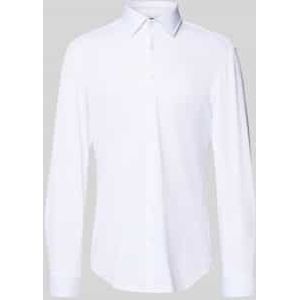 Super slim zakelijk overhemd met kentkraag