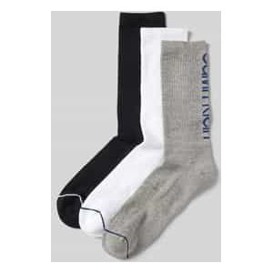 Sokken met labelprint in een set van 3 paar