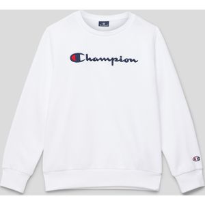 Sweatshirt met logostitchings