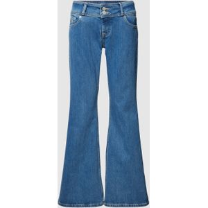 Flared cut jeans met labeldetail, model 'SOPHIE'