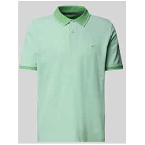 Shirt - Effen - Poloshirt - Katoen - Normale Pasvorm - Kwartmouw