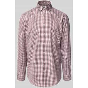 Regular fit zakelijk overhemd met button-downkraag