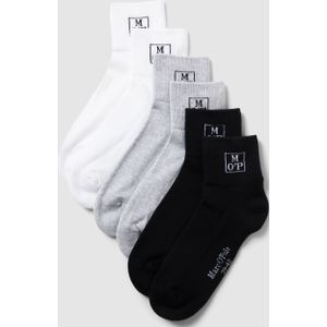 Sokken met labeldetail in een set van 6 paar, model 'Maxi'