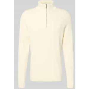 Relaxed fit pullover met structuurmotief