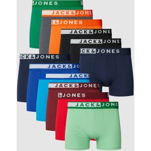 Boxershort met elastische band met logo in een set van 12 stuks